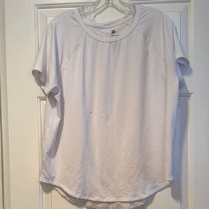 All in Motion White Short Sleeve Tee